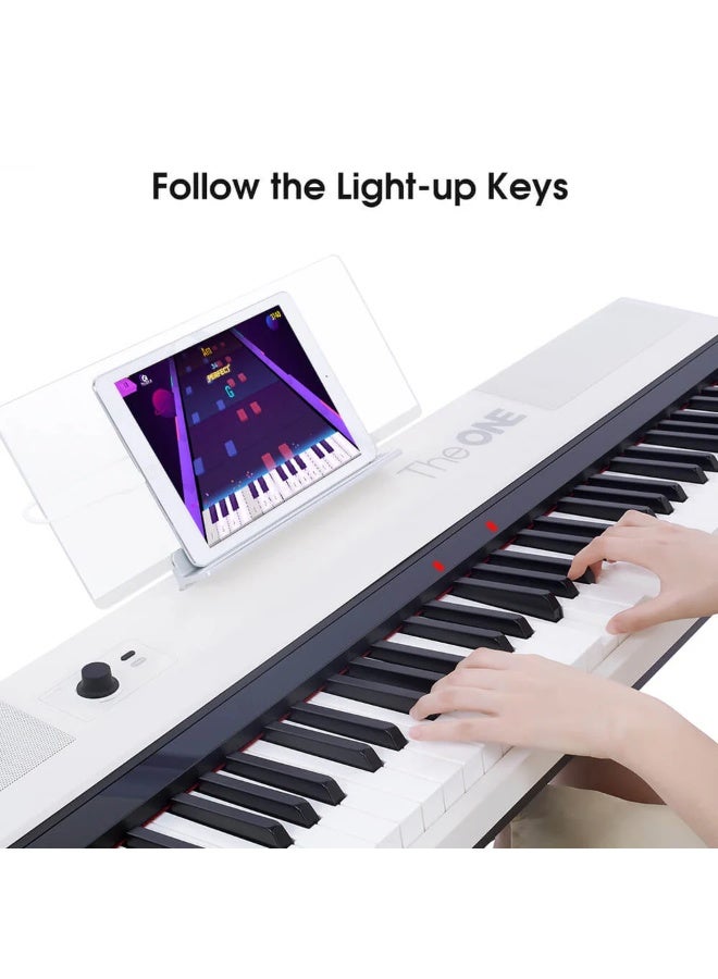 The ONE TON Smart Keyboard Pro, 128 Polyphonies Graded Hammer Action Weighted Stage Piano - Image 3