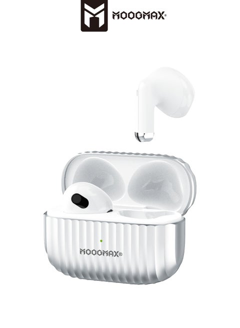 Moogmax MX-EP44 A very small TWS wireless Earbuds with built-in microphone with HAFI clear sound, and unbreakable Case (not the earphones) made of zinc alloy