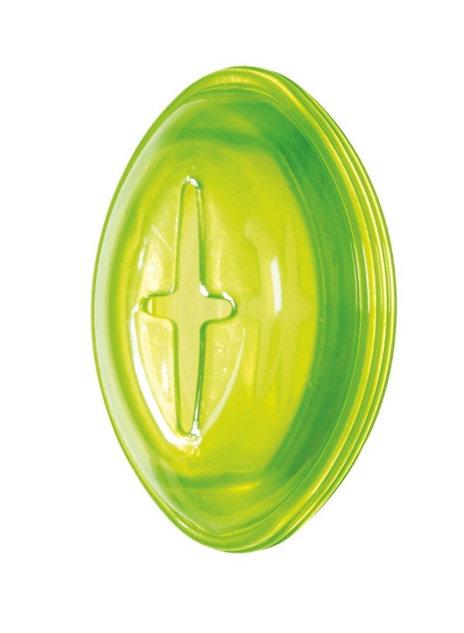 Hero SnackTime Soft Rubber Football, Green Dog Toy - Image 1