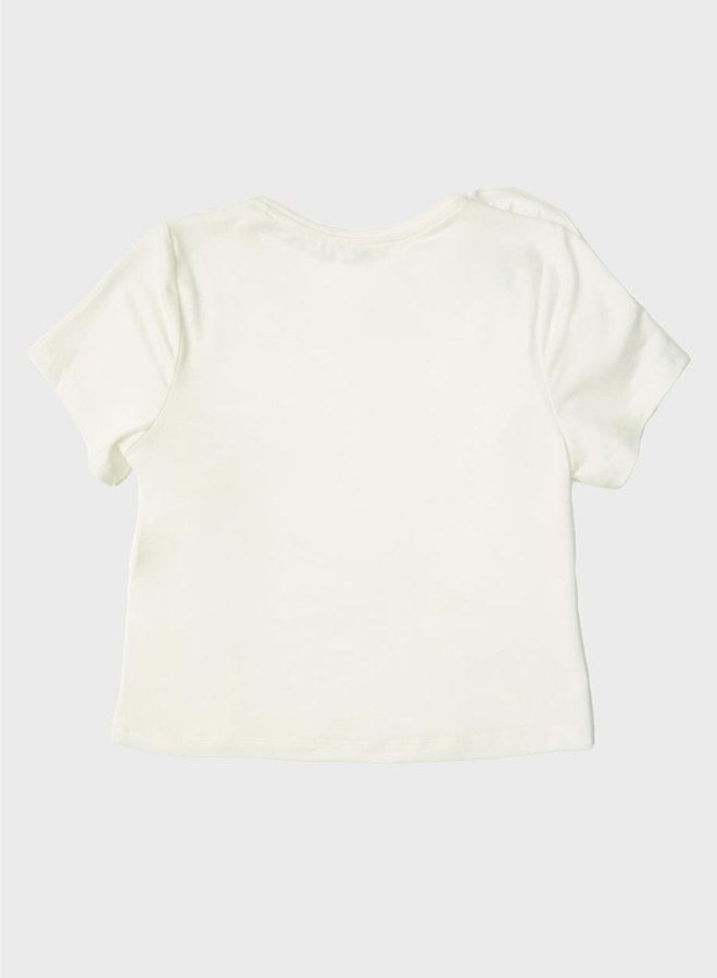 Lia Lea Girl Off White Blouse - Image 5