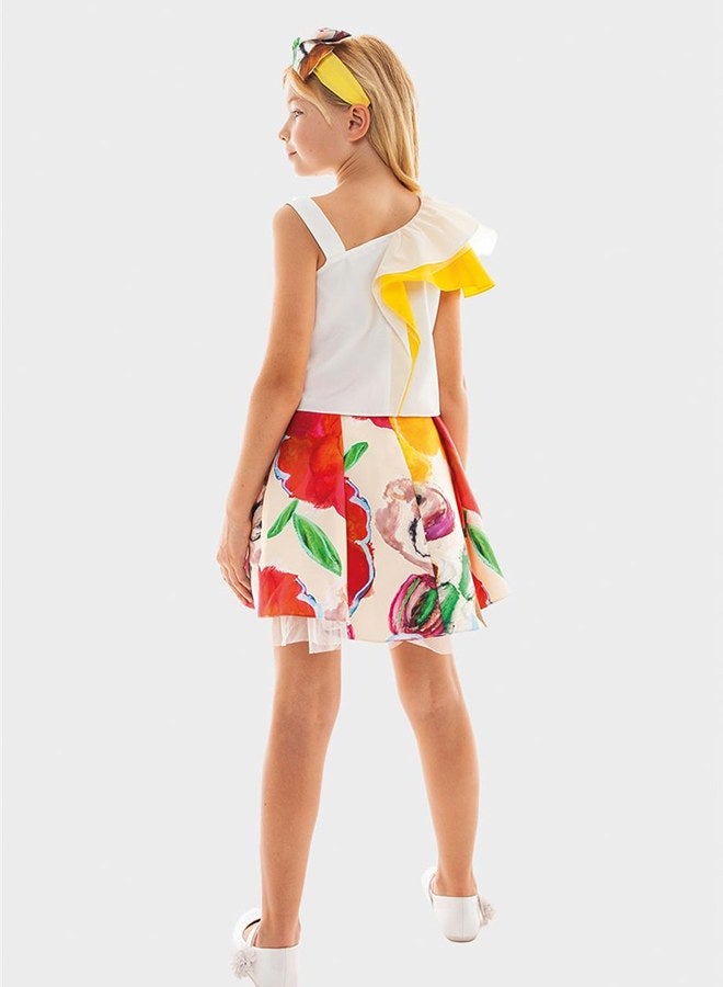 Lia Lea Girl Off White Blouse - Image 3