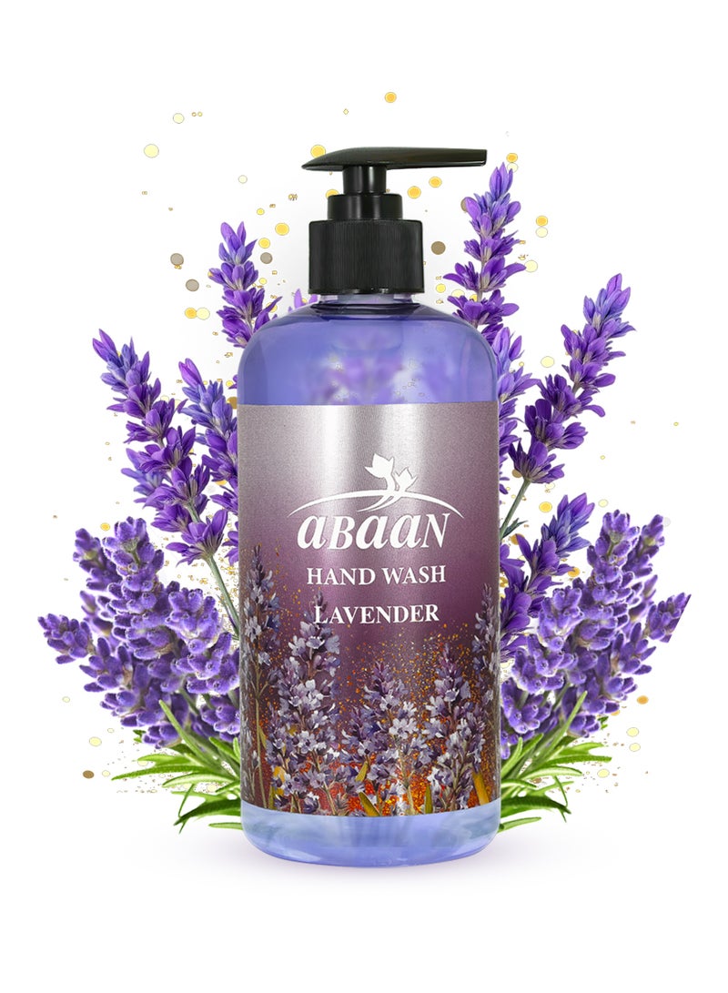 ABAAN - Hand Wash Lavender, 500ml (Pack of 2) | Hand Wash with Calming Lavender Aroma | Liquid Hand Wash | Made in UAE - Image 2