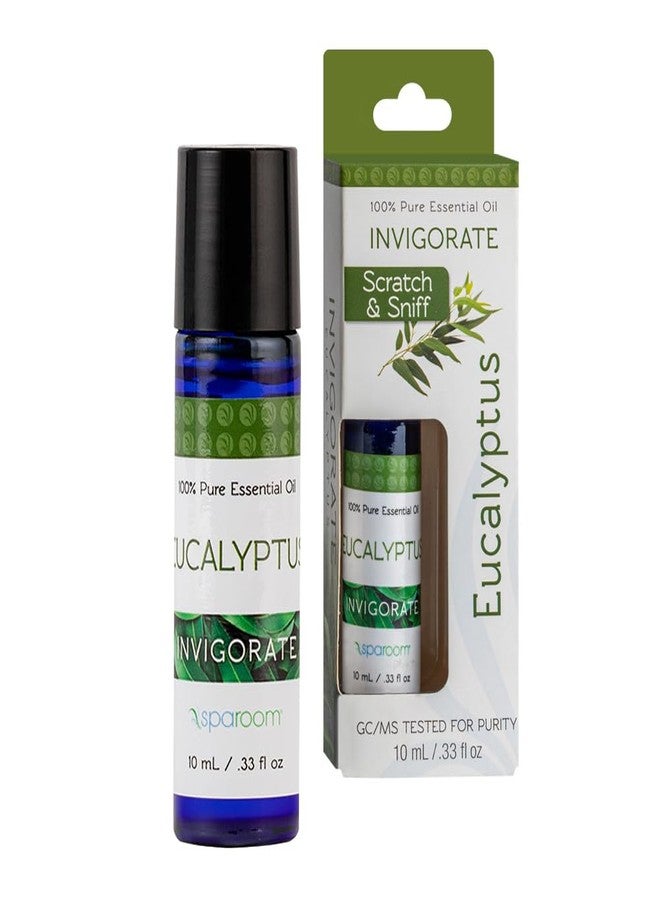 SpaRoom Aromatherapy 100% Pure Essential Oils for Diffusers and Air Freshners, Invigorate Eucalyptus, 10 mL - Image 1