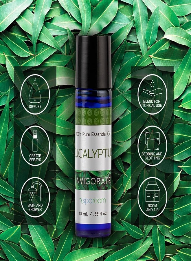 SpaRoom Aromatherapy 100% Pure Essential Oils for Diffusers and Air Freshners, Invigorate Eucalyptus, 10 mL - Image 4