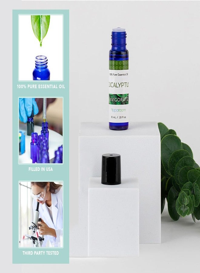 SpaRoom Aromatherapy 100% Pure Essential Oils for Diffusers and Air Freshners, Invigorate Eucalyptus, 10 mL - Image 3