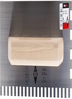 Rubi RUBI STEEL NOTCHED TROWEL 19"(48 CM) 1/2"X1/2" (12X12 MM)(73973) 