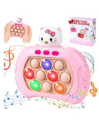 GUBOOM Fast Push Bubble Game for Kids and Adults, Electronic Pop It Toy, Quick Push Bubbles Game Console Popit Toy Electronic, Speed Push Game Fidget Toys (Kitty) - pzsku/Z1CBAC698D398FC0C7673Z/45/_/1729289516/ed95c295-c169-4a59-9b51-3271c4608b26