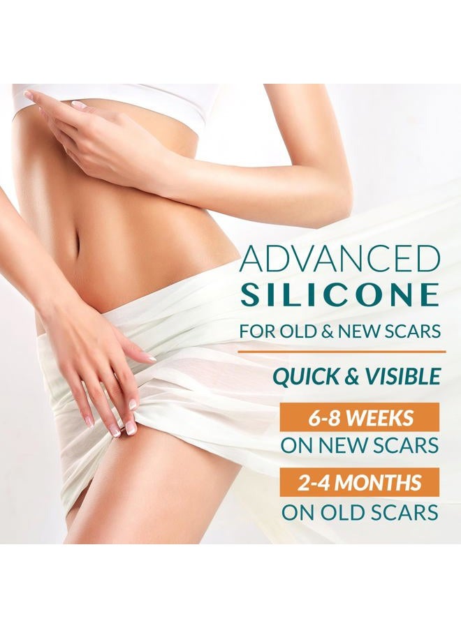 Arlun Silicone Scar Tape, Silicone Scar Sheets, Scar Tape for Surgical Scars, Silicone Tape for Scars, Scar Sheets for Surgical Scars, C-Section, Tummy Tuck and Keloid (1.6"x 60" Roll-1.5M) - Image 2