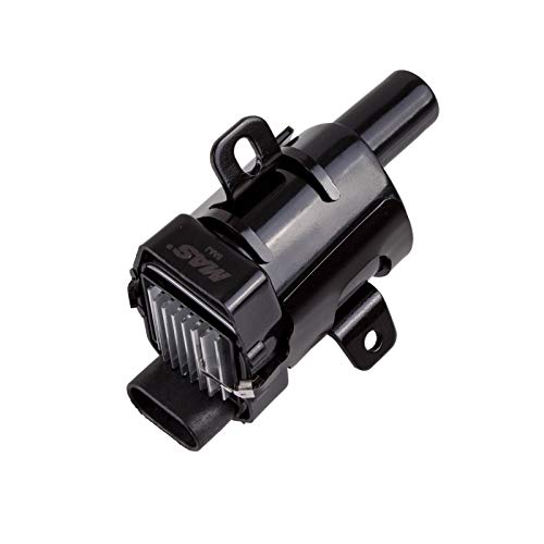 MAS One Round Ignition Coils on Plug Pack Compatible with Chevry GMC V8 48L 53L 6L UF262 C1251 D585 E254 E254P 521647 GN10119 IC413 10457730 19005218 8104577300