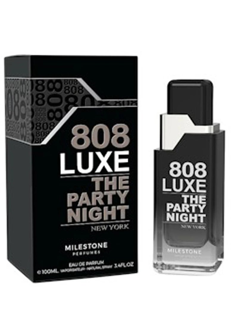 Milestone 808 Luxe The Party Night New York Eau De Parfum For Men - 100 ML