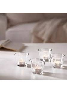 Graidient span Graidient span GALEJ Tealight Holder Set of 4  - Image 4