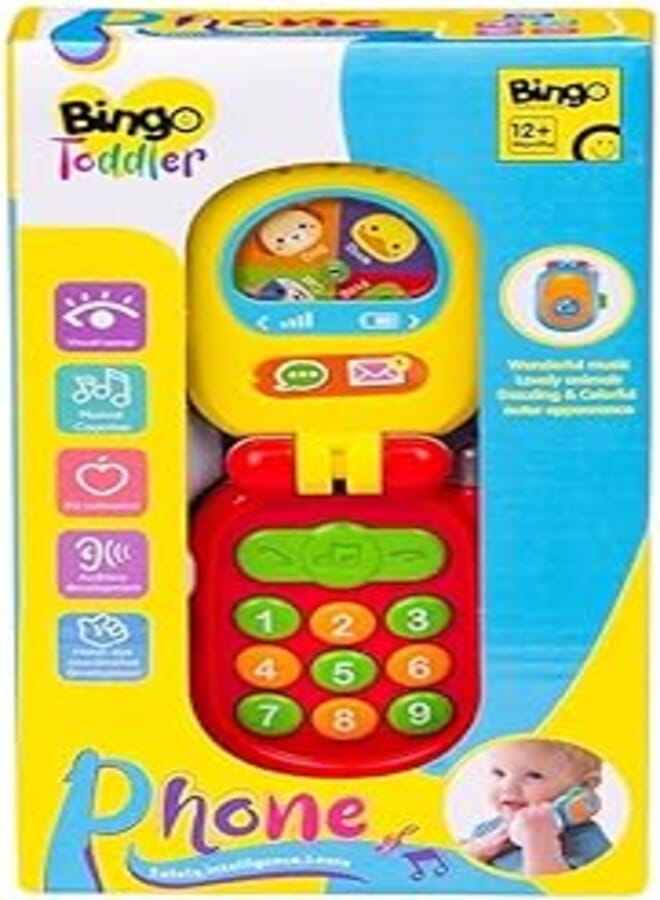 Bingo HK-0143 Mobile Phone Toy for Toddlers- Multi Color
