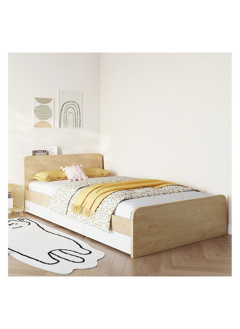 ROYALOAK Royaloak Supra Kids Bed | MDF Construction | Melamine Finish | Modern Design | Durable & Long-lasting | Freestanding Design | Strong Bed Base  - Image 2