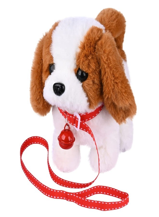 WorWoder Plush Saint Bernard Toy Puppy Electronic Interactive Pet Dog - Walking, Barking, Tail Wagging, Stretching Companion Animal for Kids (Saint Bernard) - Image 1