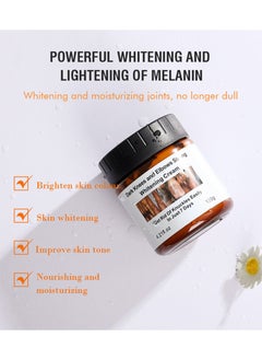 MOOYAM Whitening Cream for Correcting Dark Spots, Safe Armpit Moisturising Cream Lighten Melanin 120g - Practical Bleaching Body Lotion for Armpits, Neck, Knee, Elbow, Inner Thigh, Intimate Area  - Image 5