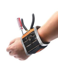 BLAPOXE BLAPOXE 1680D Ballistic Polyester Magnetic Belt Wristband with 3 Powerful Strong Magnets for Holding Tools Screws Nails Bolts Drill Bits and Small Tool Black  - Image 1