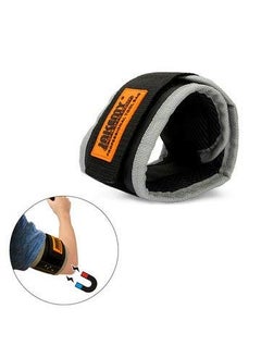 BLAPOXE BLAPOXE 1680D Ballistic Polyester Magnetic Belt Wristband with 3 Powerful Strong Magnets for Holding Tools Screws Nails Bolts Drill Bits and Small Tool Black  - Image 2