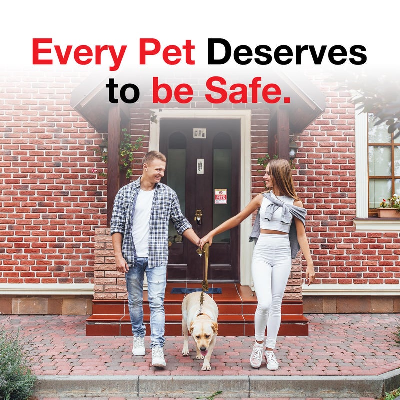 Pixelverse Design Pet Alert Safety Fire Rescue Sticker  4""x5"" 6pack - Save Our Pets Emergency Pet Inside Decal - in Case of Emergency Danger Pet in House Home Window Door Sign - Image 3