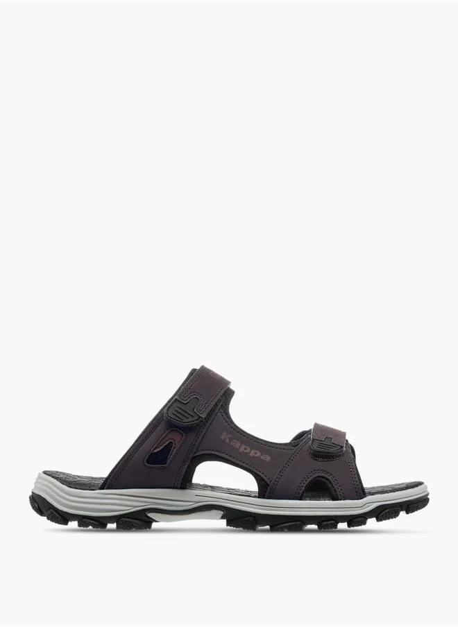 كابا Men's Strappy Sandals With Hook And Loop Closure