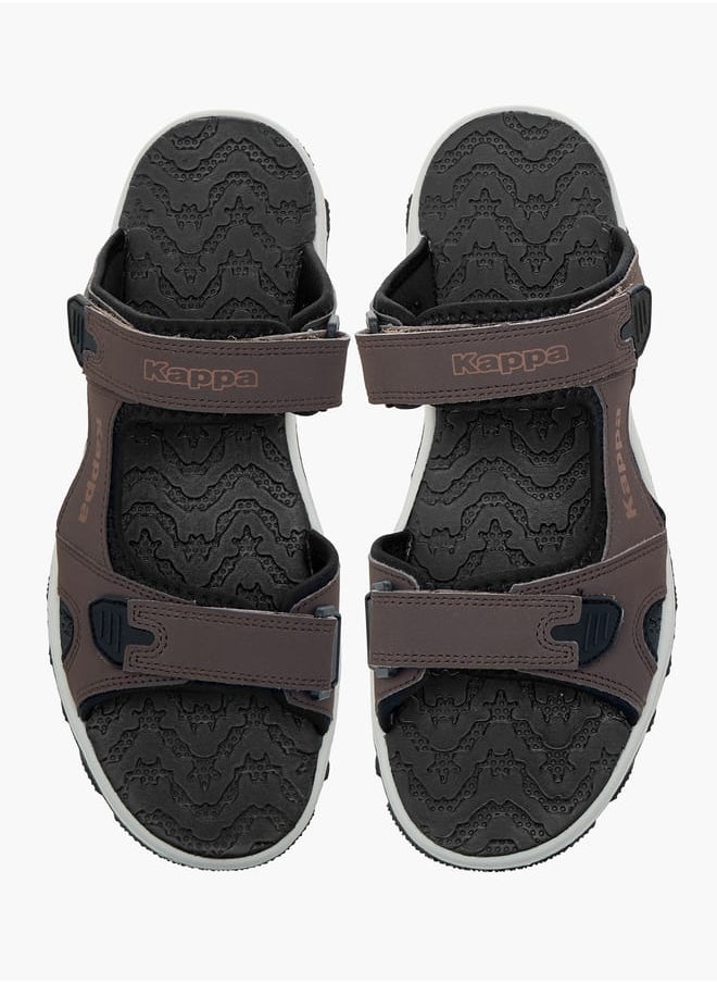 Kappa - Men's Strappy Sandals With Hook And Loop Closure - Image 1