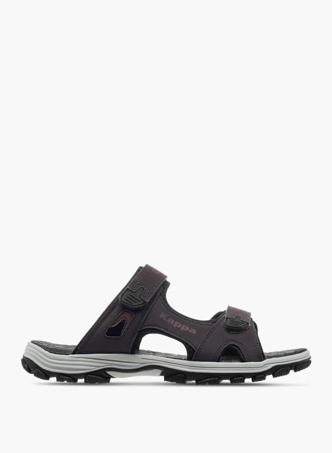 Men's Strappy Sandals With Hook And Loop Closure