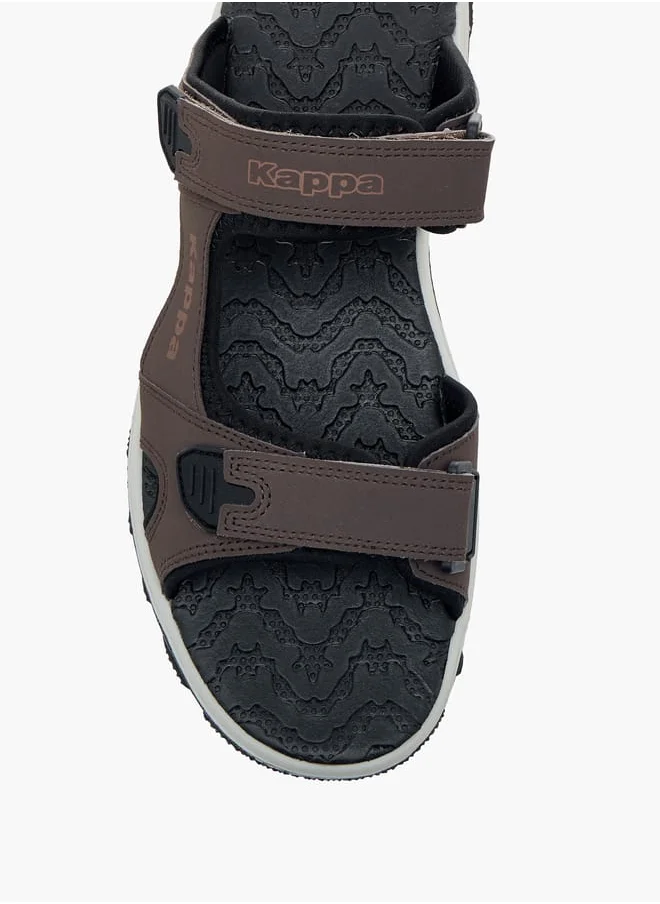 Kappa Men's Strappy Sandals With Hook And Loop Closure