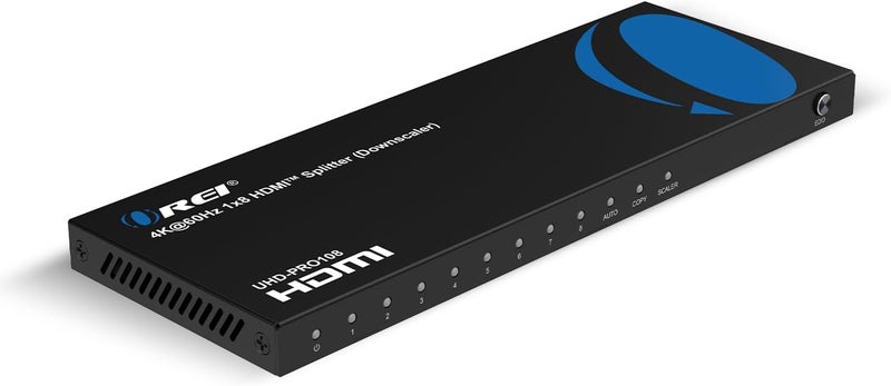 OREI موزع HDMI 4K 1 في 8 مخرج 4:4:4 8-بت - HDMI 2.0، HDCP 2.2، 18 جيجابت في الثانية، 4K @ 60Hz مكرر/موزع أولترا إتش دي عالي الدقة (1x8) - Image 1