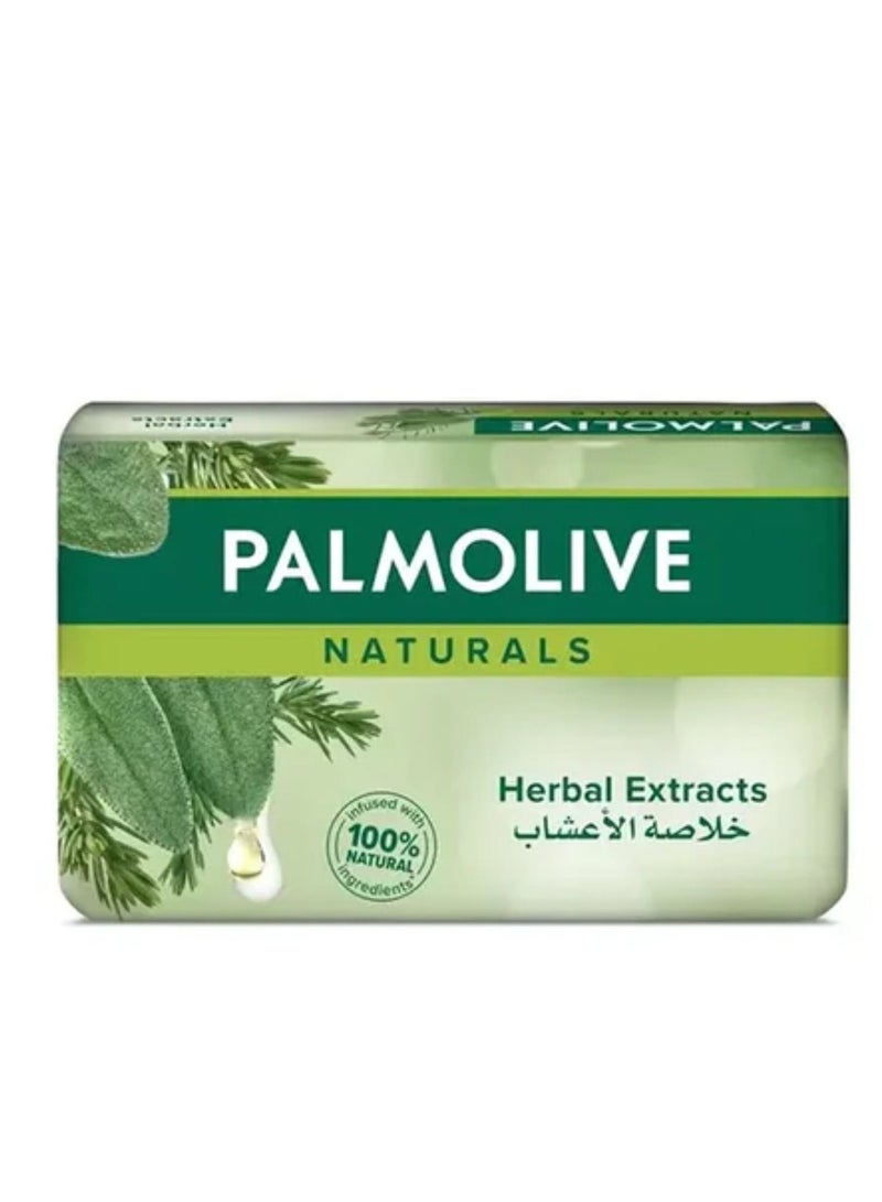 Palmolive Naturals Herbal Extracts Bar Soap – 8 Pieces, 90g Each