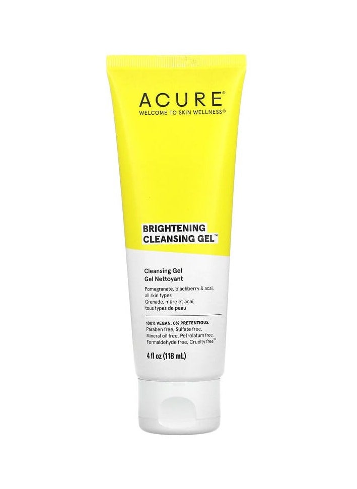 Acure - brightening cleansing gel118 ml - Image 1
