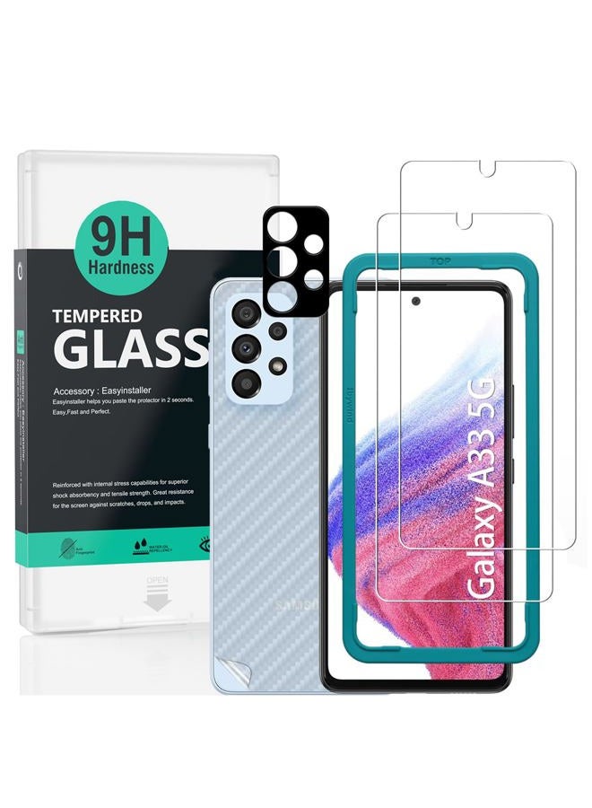 Ibywind Screen Protector compatible with Samsung Galaxy A33 5G 6,4",Metal Camera Lens Protector,Easy to install - Image 1