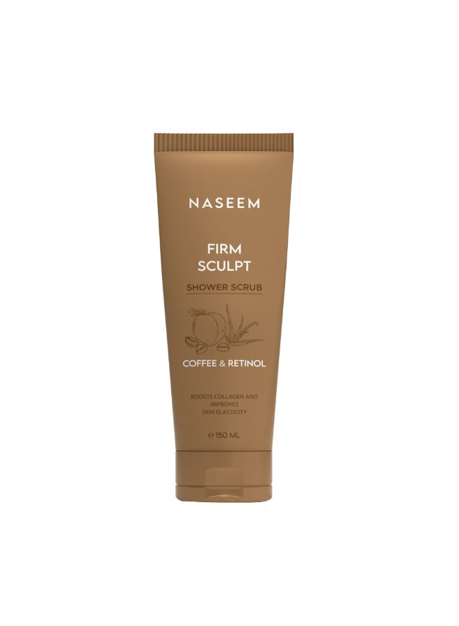Naseem Coffee & Retinol Shower Scrub for Men & Women - 150ml - Image 1