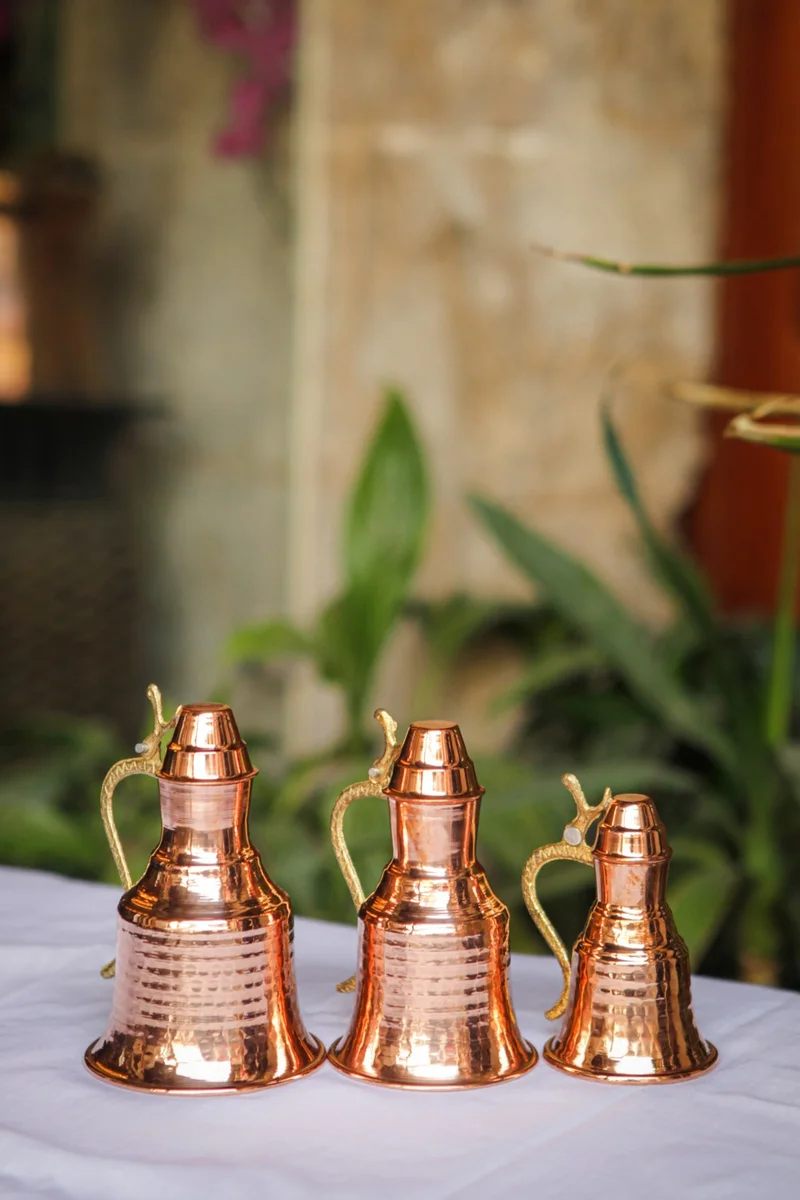 Antep Sepeti Antep Basket Copper Mini Jug Set