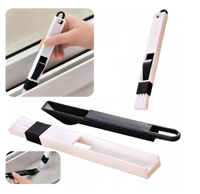 ROKTRY Multipurpose Plastic Window Groove Frame Cleaning Brush, Hand-held Window Slot Cleaner Tools, Magic Window Cleaning Brush, Quickly Clean All Window Slides and Gaps - Image 3