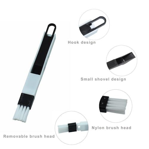 ROKTRY Multipurpose Plastic Window Groove Frame Cleaning Brush, Hand-held Window Slot Cleaner Tools, Magic Window Cleaning Brush, Quickly Clean All Window Slides and Gaps - Image 4