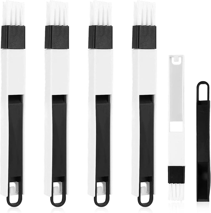 ROKTRY Multipurpose Plastic Window Groove Frame Cleaning Brush, Hand-held Window Slot Cleaner Tools, Magic Window Cleaning Brush, Quickly Clean All Window Slides and Gaps - Image 1