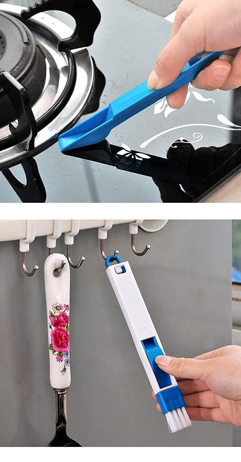 ROKTRY Multipurpose Plastic Window Groove Frame Cleaning Brush, Hand-held Window Slot Cleaner Tools, Magic Window Cleaning Brush, Quickly Clean All Window Slides and Gaps - Image 2