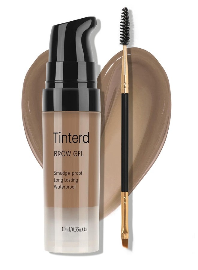 DATANSUN 3D Eyebrow Gel Kit With Brush【Smudge-proof】【Waterproof】【Long Lasting】Eyebrow Gel With Eyebrow Stencils for Shaping，＃01 Light Brown - Image 1