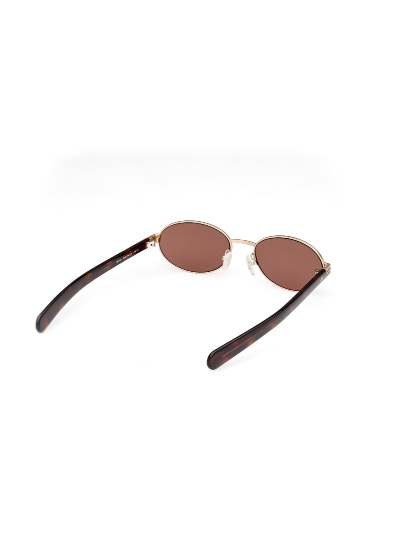 ADIDAS FULL RIM UNISEX OVAL GOLD METAL SUNGLASSES - Image 5