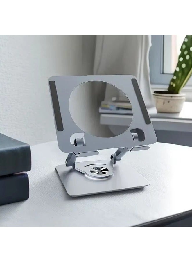 360 Rotation Foldable Cooling Bracket Support Tablet Holder Hollowed Adjustable Height for 4-13Inch Phone Tablet iPad Desk Stand  - Image 3