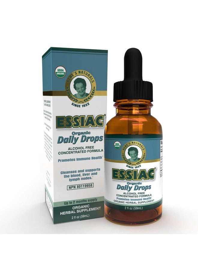 Essiac شاي إسيك الأصلي USDA العضوي قطرات يومية لتعزيز تصريف اللمفاوي ودعم المناعة | تركيبة مركزة خالية من الكحول | 2 أونصة (59 مل) - Image 1