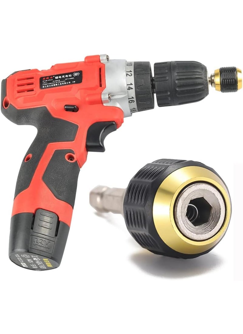 Eyech 3 Pcs SelfLocking Drill Bit Holder  50mm 14 Inch Hex Shank Extension Rod Screwdriver Holder Set Quick Release Chuck Adapter Connector Socket Impact Driver Bit Power Drill Tool  - Image 4