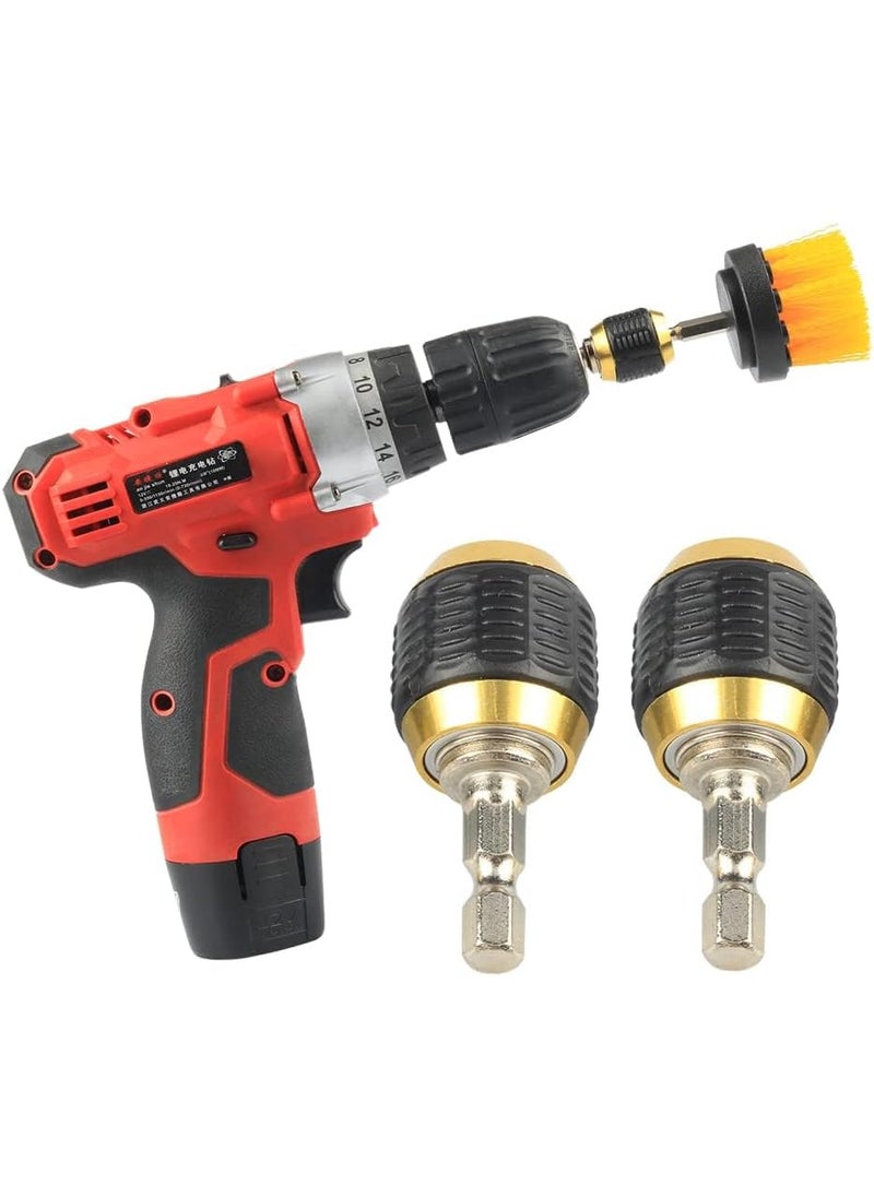 Eyech 3 Pcs SelfLocking Drill Bit Holder  50mm 14 Inch Hex Shank Extension Rod Screwdriver Holder Set Quick Release Chuck Adapter Connector Socket Impact Driver Bit Power Drill Tool  - Image 5