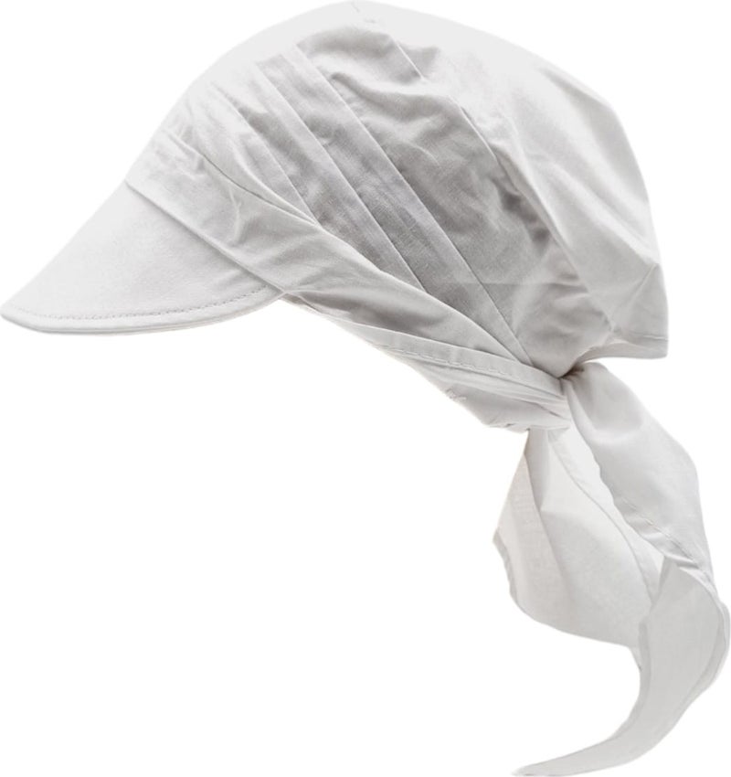 Tezzgelsin Women's Safari Tie-Up Brim Bandana Beach Hat  - Image 2