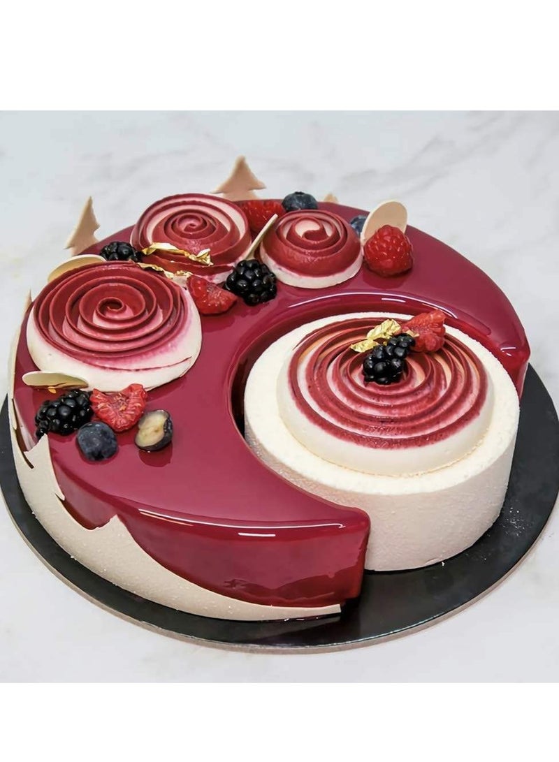 Y&D قالب كعكة سيليكون على شكل هلال أبيض 25 سم × 9.5 سم × 5.5 سم - Image 3