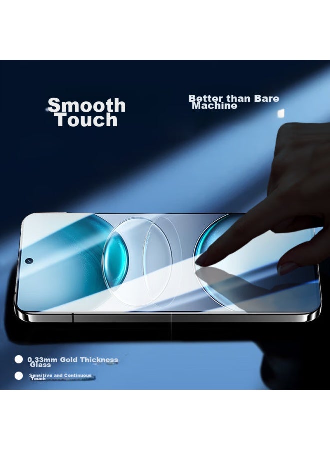 Koolife Tempered Glass Screen Protector For Vivo X100s, Full Coverage Ultra-thin Hd Anti-drop Fingerprint Resistant Protective Film For Vivo X100s Smartphone - Image 4