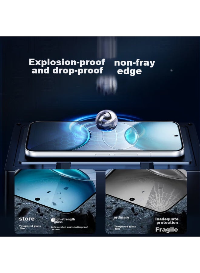 Koolife Tempered Glass Screen Protector For Vivo X100s, Full Coverage Ultra-thin Hd Anti-drop Fingerprint Resistant Protective Film For Vivo X100s Smartphone - Image 2