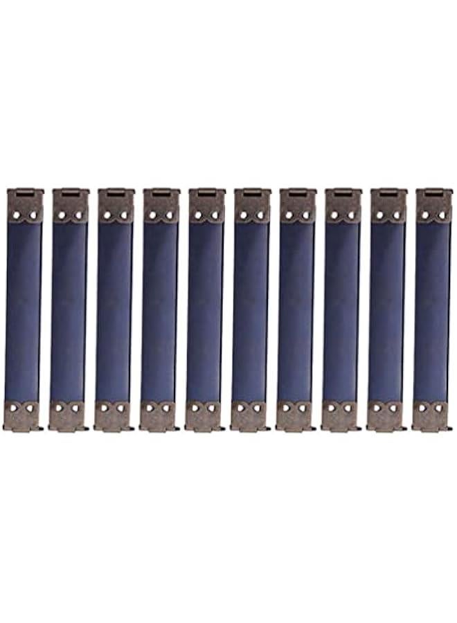 Internal Flex Purse Frame 10PCS 12cm DIY Spring Clips Flex Frames Handbag Hinges Clip Metal Internal Flex Frames for Coin Bag Purse Wallet DIY Craft  - Image 1