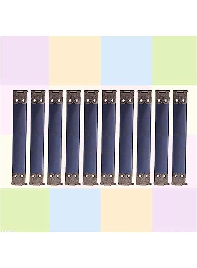 Internal Flex Purse Frame 10PCS 12cm DIY Spring Clips Flex Frames Handbag Hinges Clip Metal Internal Flex Frames for Coin Bag Purse Wallet DIY Craft  - Image 2