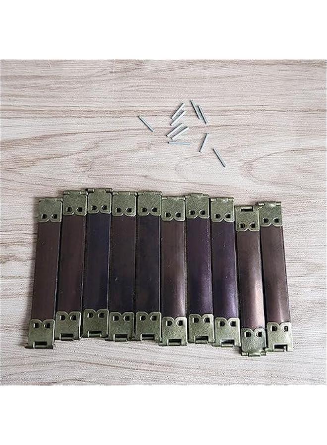 Internal Flex Purse Frame 10PCS 12cm DIY Spring Clips Flex Frames Handbag Hinges Clip Metal Internal Flex Frames for Coin Bag Purse Wallet DIY Craft  - Image 4