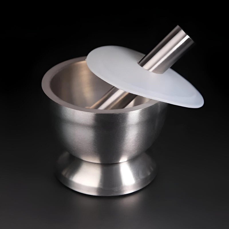 Hon Stainless Steel 316 Safe for Baby Food Preparation - Hygienic and Antibacterial Manual Grinder - Easy to Use and Sterilize for Preparing Fresh Pureed Meals - Image 1